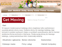 Tablet Screenshot of katalogstron.eu